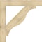 Ekena Millwork Funston Block Rough Sawn Bracket, Douglas Fir, 6"W x 44"D x 44"H BKT06X44X44FST05RDF - alternate 4